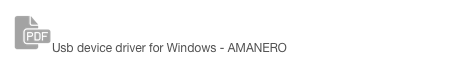 ￼Usb device driver for Windows - AMANERO