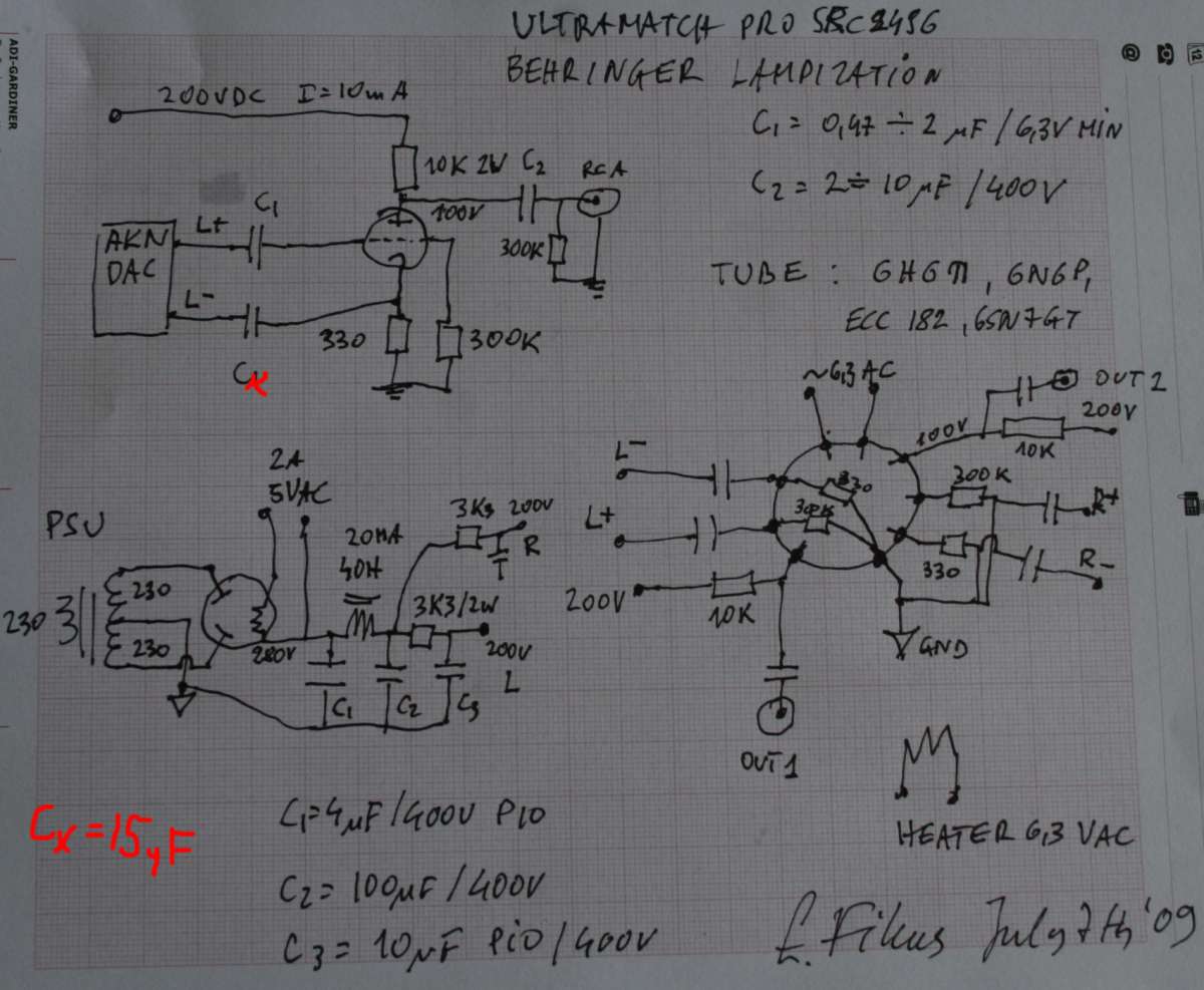 behringer schematics lampizator